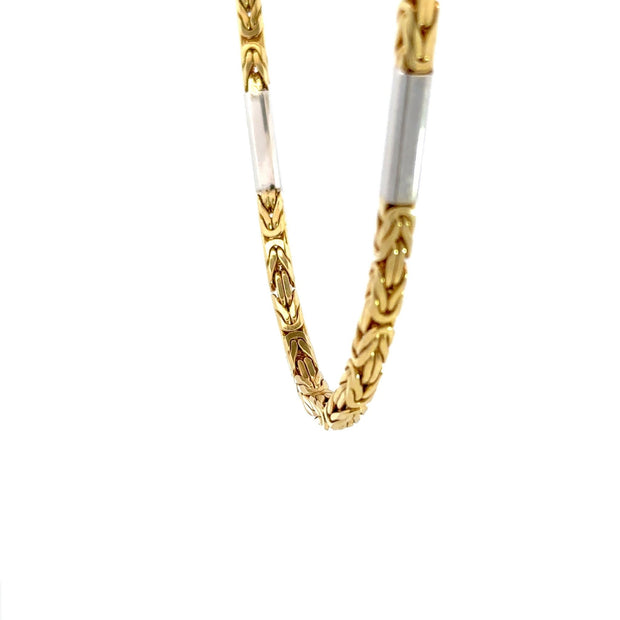 Königskette 4 mm 14kt (585 Gold) massiv - Juwelier BenjaminKönigskette 4 mm 14kt (585 Gold) massiv