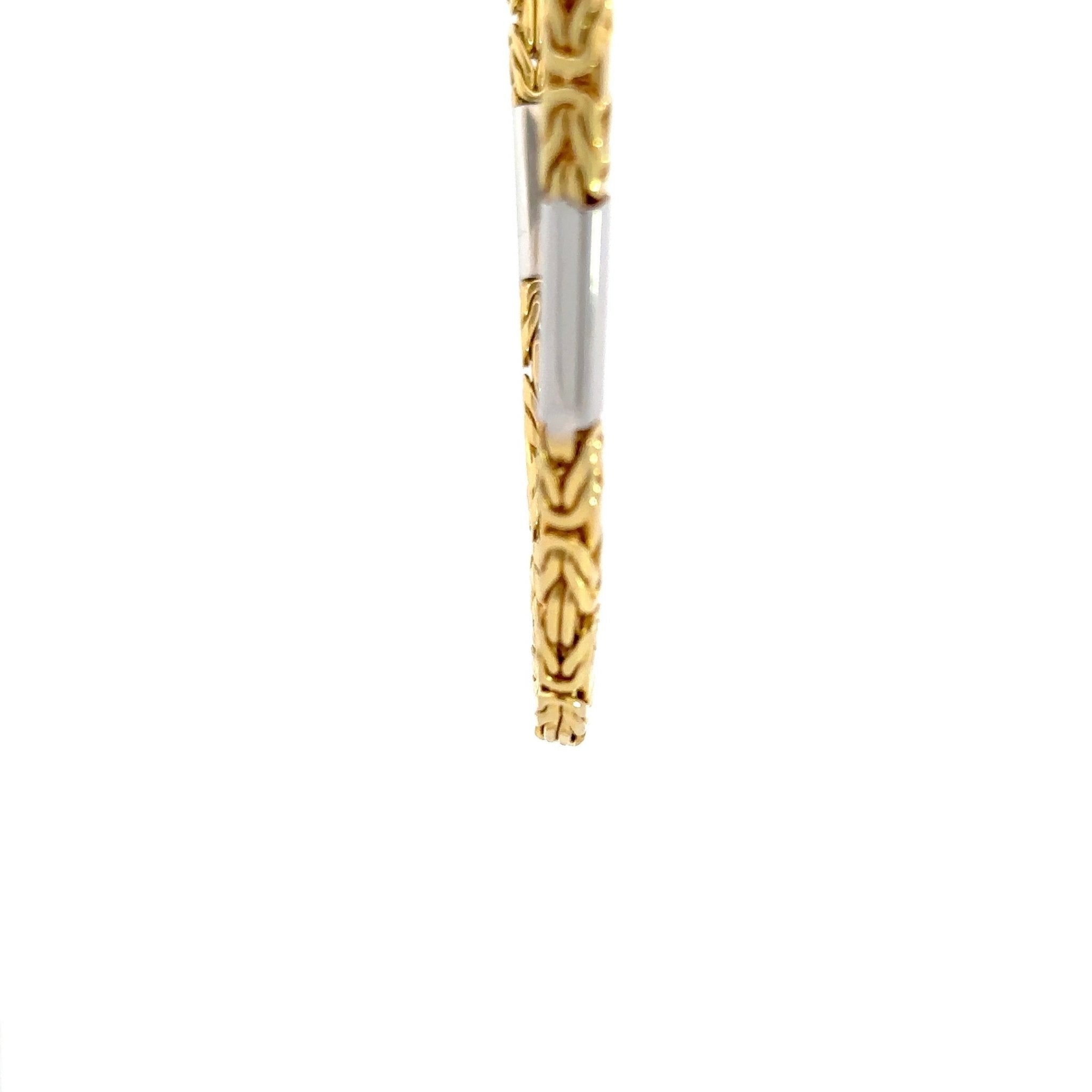 Königskette 4 mm 14kt (585 Gold) massiv - Juwelier BenjaminKönigskette 4 mm 14kt (585 Gold) massiv