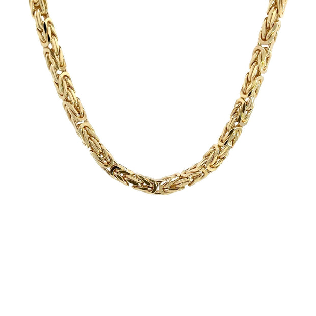 Königskette 5 mm 14kt (585 Gold) massiv - Juwelier BenjaminKönigskette 5 mm 14kt (585 Gold) massiv