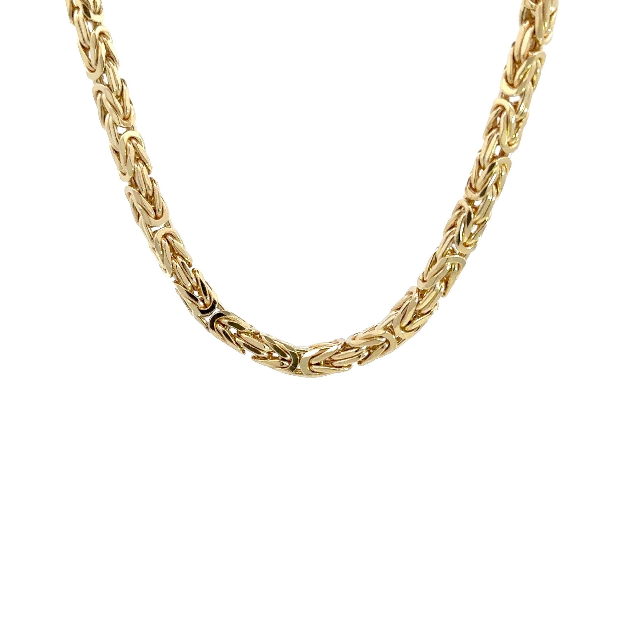 Königskette 5 mm 14kt (585 Gold) massiv - Juwelier BenjaminKönigskette 5 mm 14kt (585 Gold) massiv