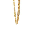 Königskette x Steine 4 mm 14kt (585 Gold) – Ansicht 2