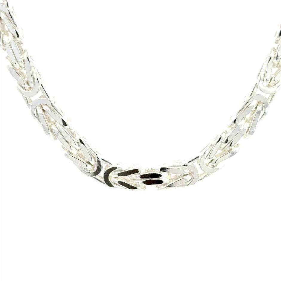 Königskette Silber 6mm - Juwelier BenjaminKönigskette Silber 6mm