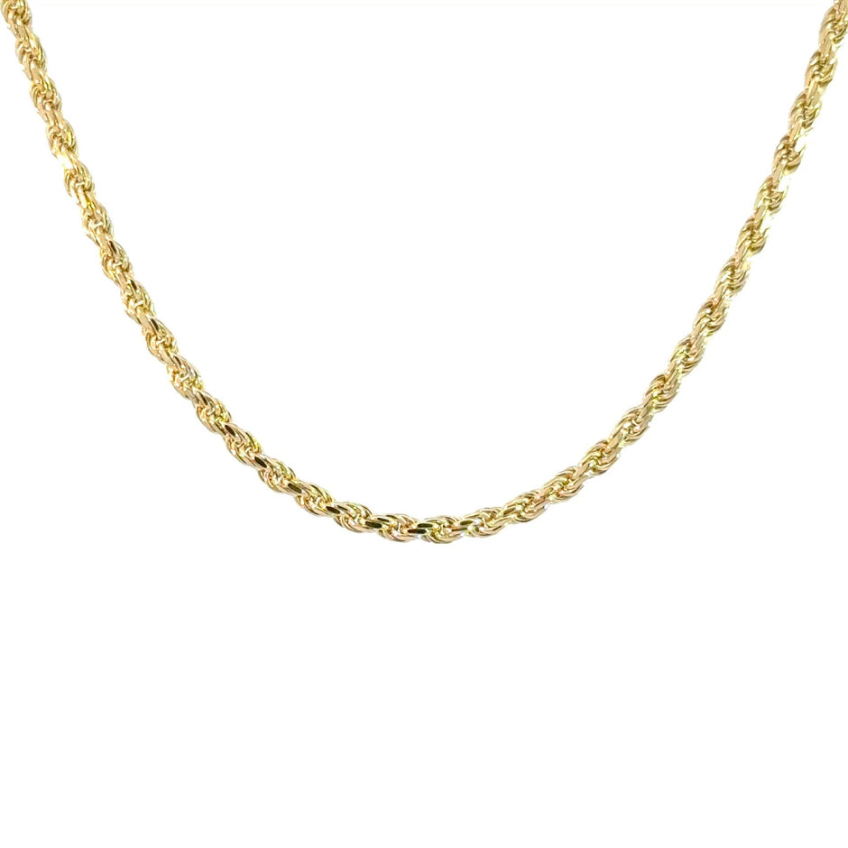 Kordelkette 14kt (585 Gold) 2.5mm - Juwelier BenjaminKordelkette 14kt (585 Gold) 2.5mm