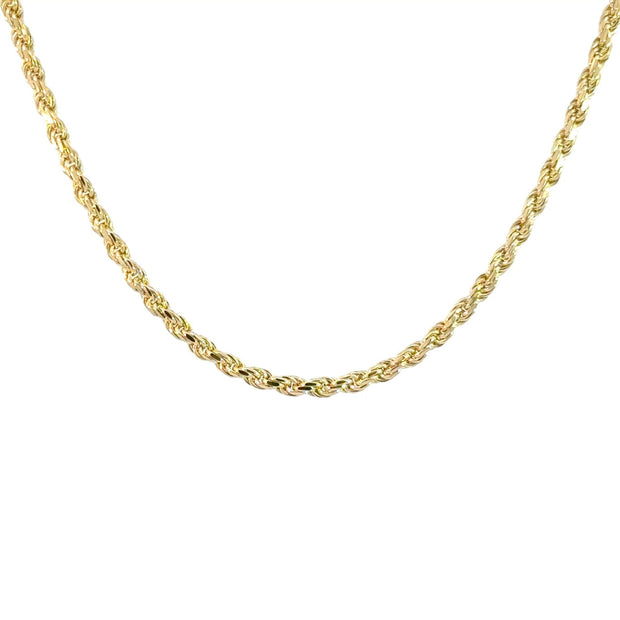 Kordelkette 14kt (585 Gold) 2.5mm - Juwelier BenjaminKordelkette 14kt (585 Gold) 2.5mm