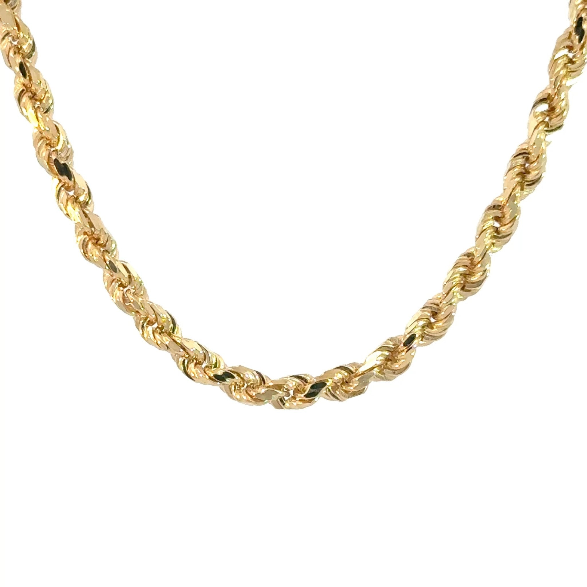 Kordelkette 14kt (585 Gold) 4mm - Juwelier BenjaminKordelkette 14kt (585 Gold) 4mm