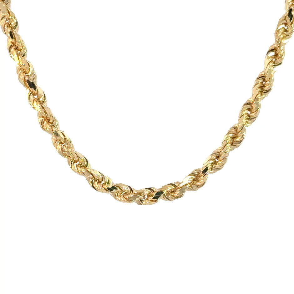 Kordelkette 14kt (585 Gold) 4mm - Juwelier BenjaminKordelkette 14kt (585 Gold) 4mm