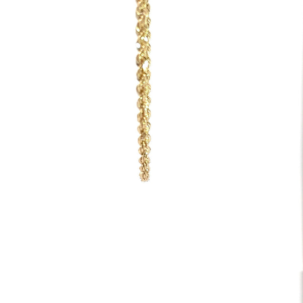 Kordelkette - diamantisiert 14kt (585 Gold) 2,5mm - Juwelier BenjaminKordelkette - diamantisiert 14kt (585 Gold) 2,5mm