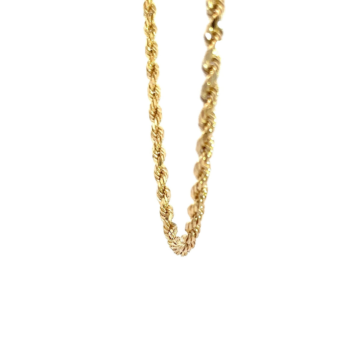 Kordelkette - diamantisiert 14kt (585 Gold) 3,5mm - Juwelier BenjaminKordelkette - diamantisiert 14kt (585 Gold) 3,5mm