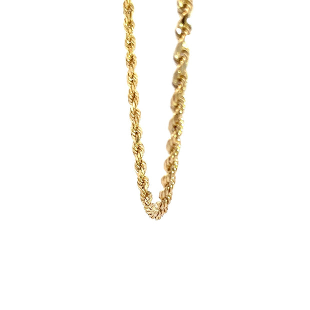 Kordelkette - diamantisiert 14kt (585 Gold) 3,5mm - Juwelier BenjaminKordelkette - diamantisiert 14kt (585 Gold) 3,5mm