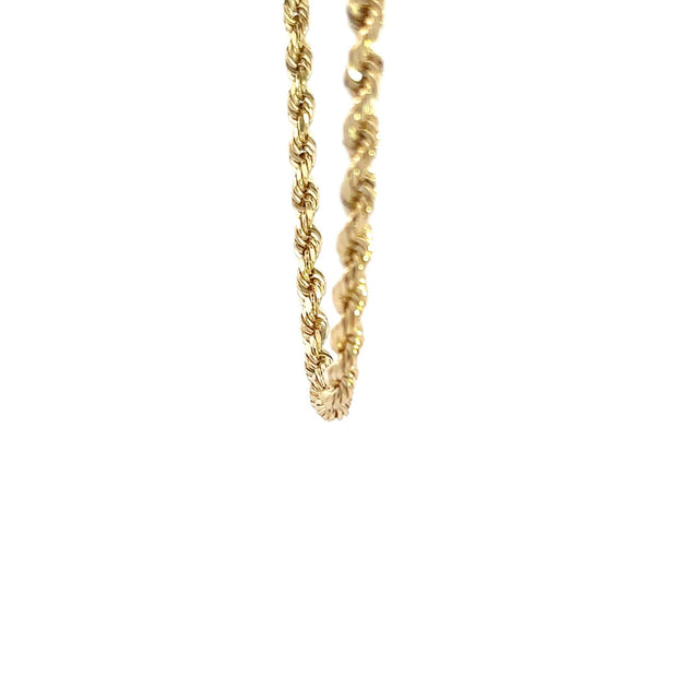 Kordelkette - diamantisiert 14kt (585 Gold) 4mm - Juwelier BenjaminKordelkette - diamantisiert 14kt (585 Gold) 4mm