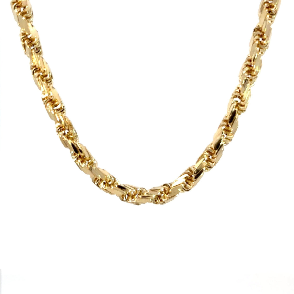 Kordelkette - diamantisiert 14kt (585 Gold) 5mm - Juwelier BenjaminKordelkette - diamantisiert 14kt (585 Gold) 5mm