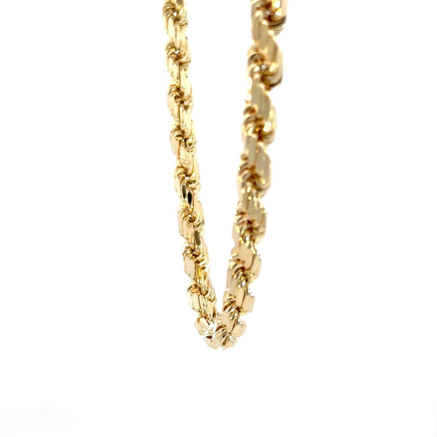 Kordelkette - diamantisiert 14kt (585 Gold) 6mm - Juwelier BenjaminKordelkette - diamantisiert 14kt (585 Gold) 6mm