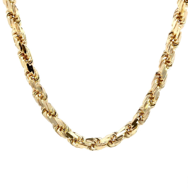 Kordelkette - diamantisiert 14kt (585 Gold) 6mm - Juwelier BenjaminKordelkette - diamantisiert 14kt (585 Gold) 6mm