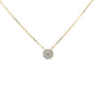 Kreisförmiger Diamantanhänger 18kt (750 Gold) - Juwelier BenjaminKreisförmiger Diamantanhänger 18kt (750 Gold)