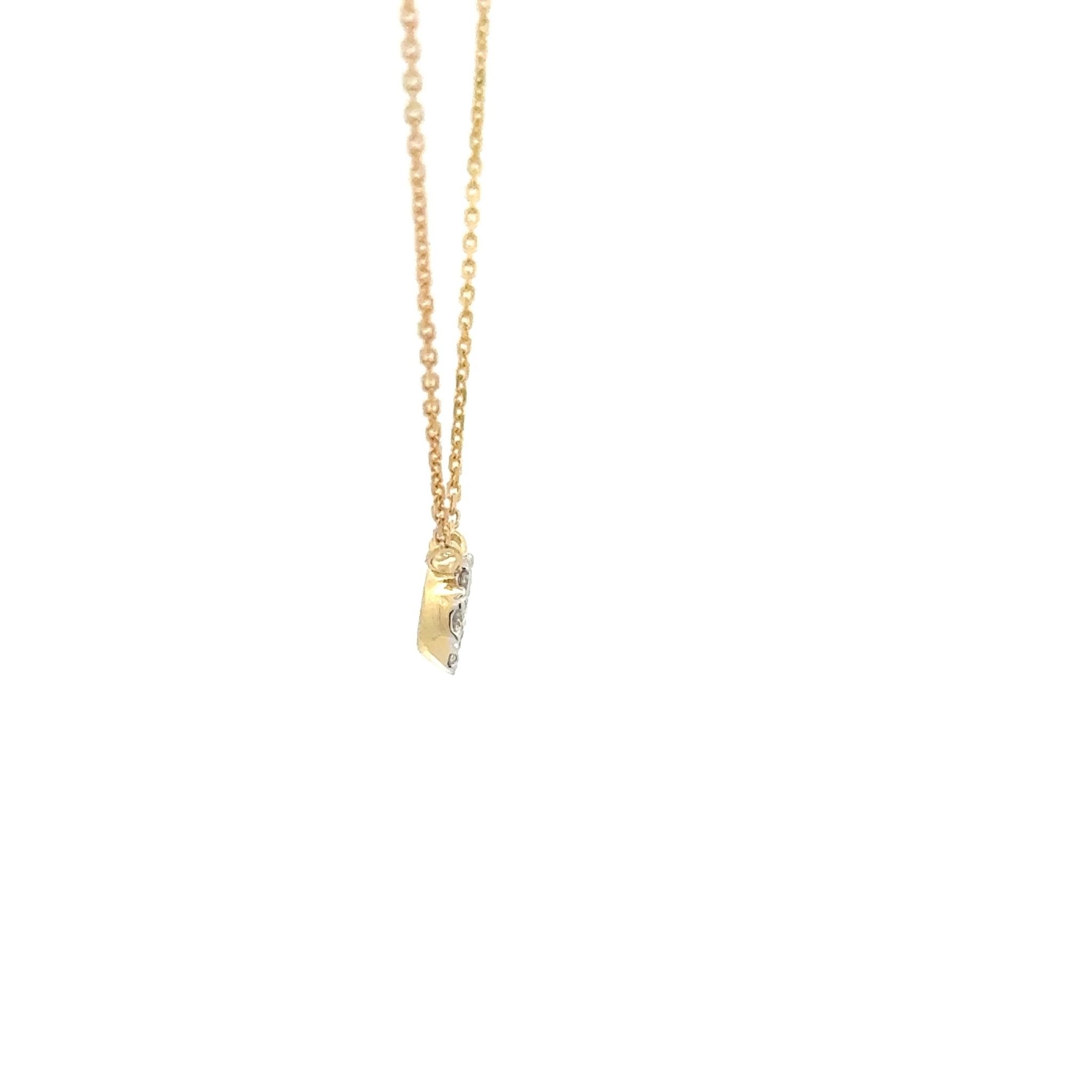 Kreisförmiger Diamantanhänger 18kt (750 Gold) - Juwelier BenjaminKreisförmiger Diamantanhänger 18kt (750 Gold)