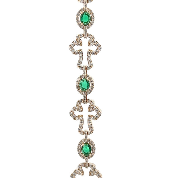 Kreuz Armband 14 kt / 585 Gold - Juwelier BenjaminKreuz Armband 14 kt / 585 Gold