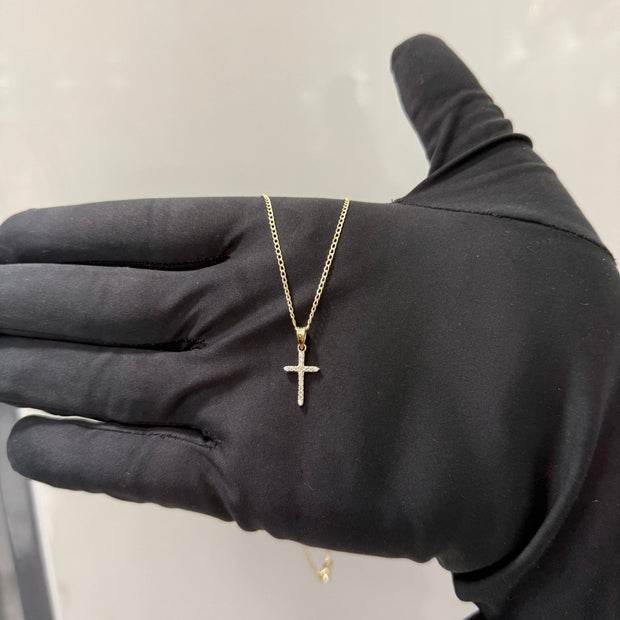 Kreuz x Halskette 14 kt (585 Gold) - Juwelier BenjaminKreuz x Halskette 14 kt (585 Gold)