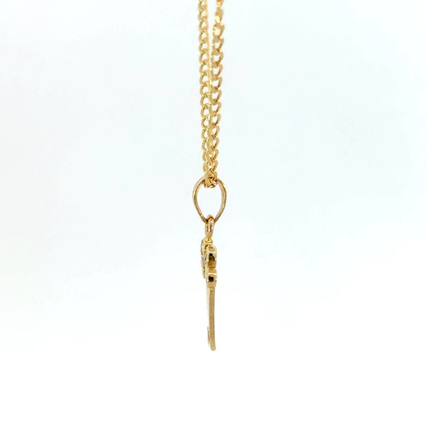 Kronen Anhänger aus Gelbgold 14kt (585 Gelbgold) - Juwelier BenjaminKronen Anhänger aus Gelbgold 14kt (585 Gelbgold)