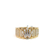 Kronenring Herren - 14 kt (585 Gelbgold) - breit – Juwelier Benjamin