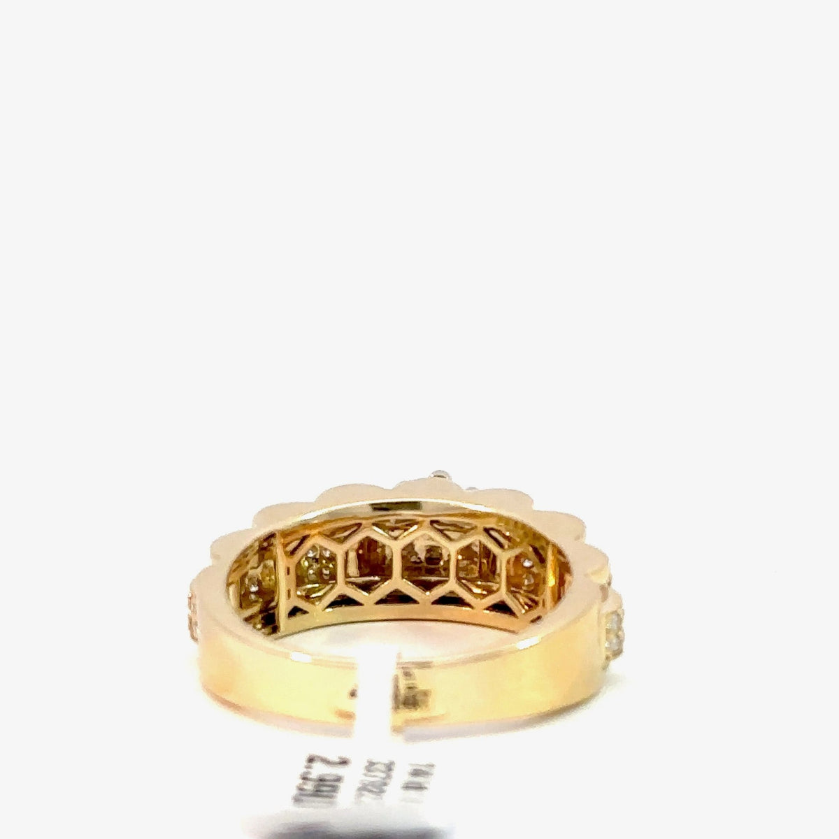 Kronenring Herren - 14 kt (585 Gelbgold) - schmal – Ansicht 3