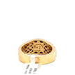 Kronenring Herren - 18 kt (750 Gelbgold) - schmal – Ansicht 3