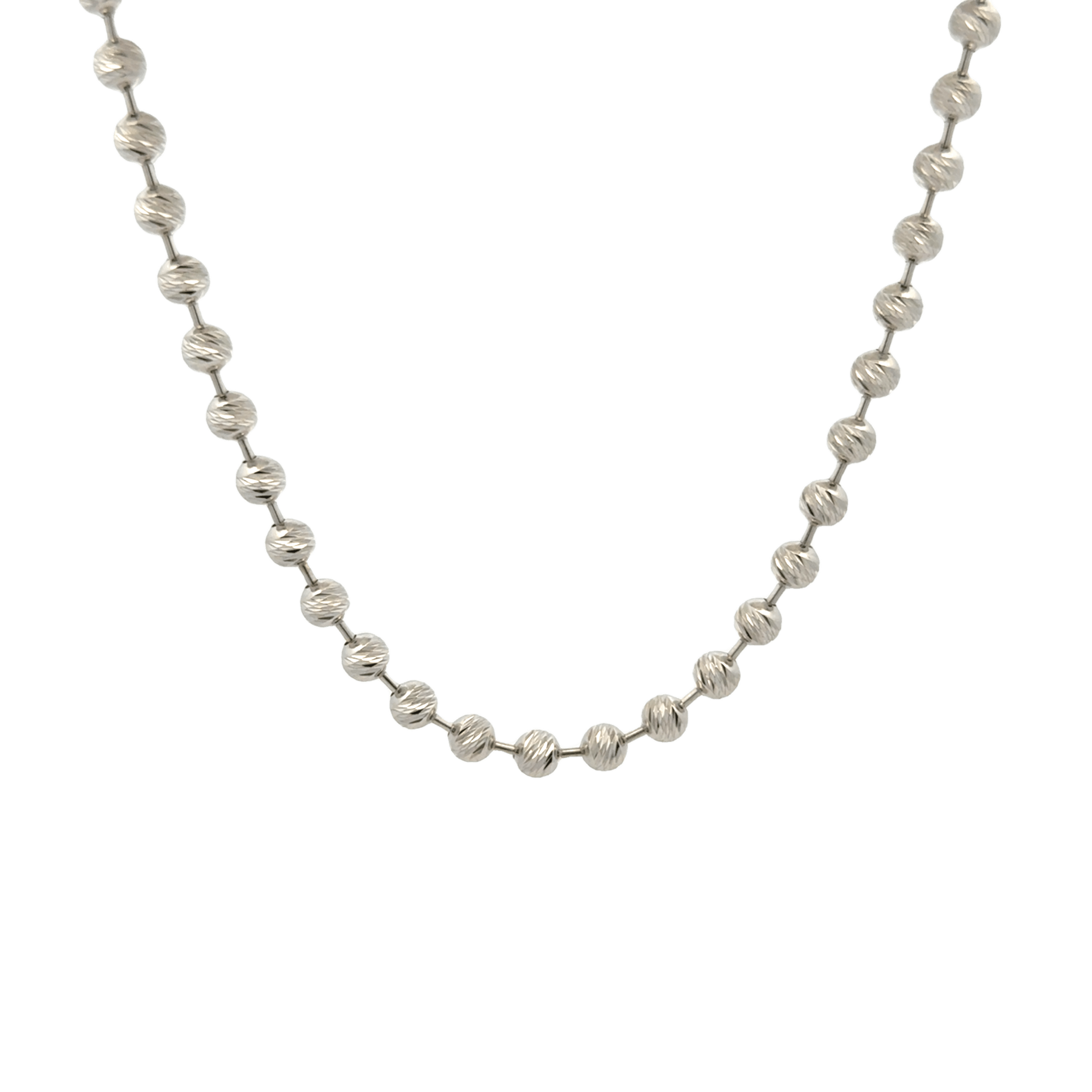 Kugelkette - diamantisiert (4 mm) 14 kt (585 Gold) - Juwelier BenjaminKugelkette - diamantisiert (4 mm) 14 kt (585 Gold)