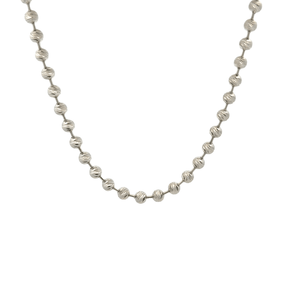 Kugelkette - diamantisiert (4 mm) 14 kt (585 Gold) - Juwelier BenjaminKugelkette - diamantisiert (4 mm) 14 kt (585 Gold)