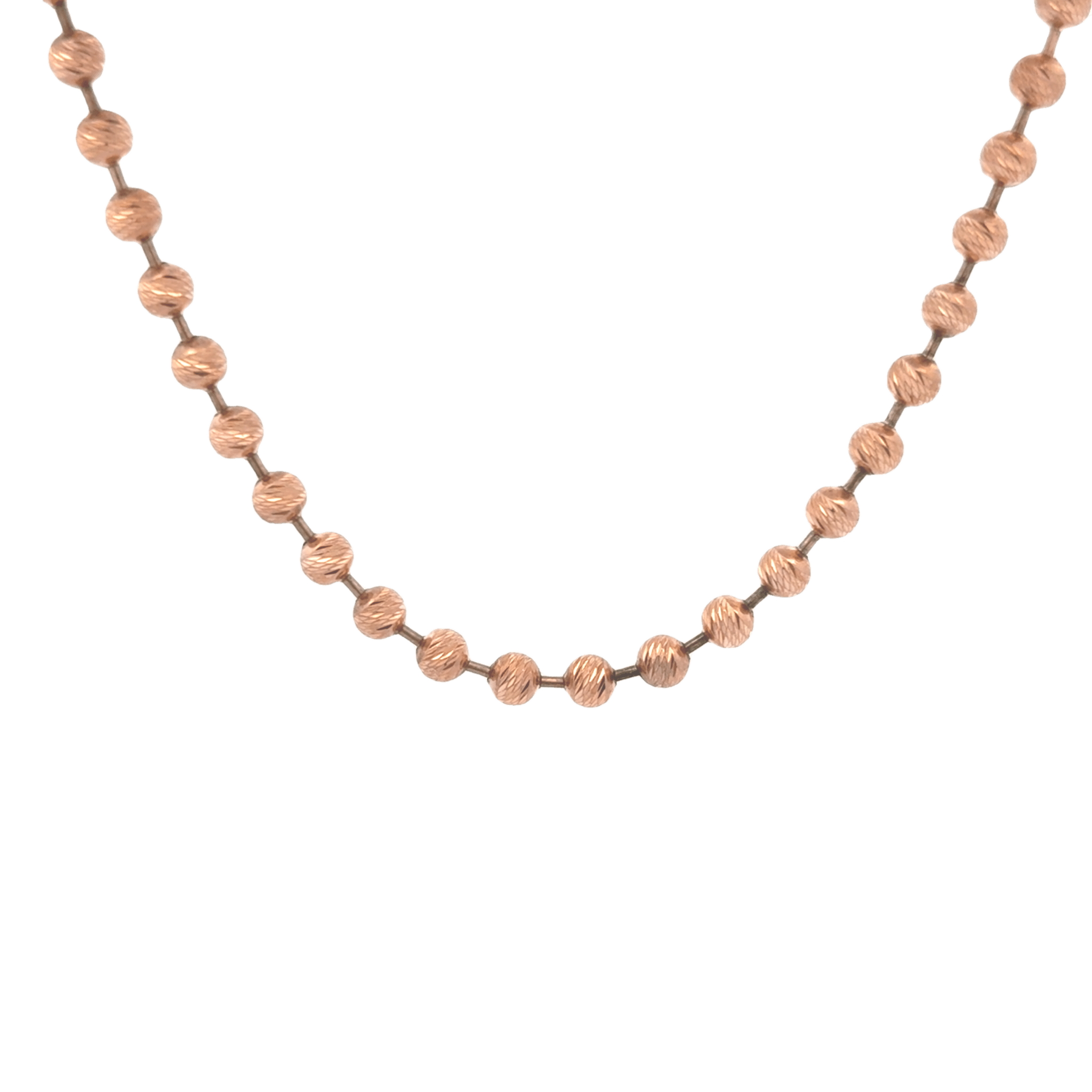 Kugelkette - diamantisiert (4 mm) 14 kt (585 Gold) - Juwelier BenjaminKugelkette - diamantisiert (4 mm) 14 kt (585 Gold)