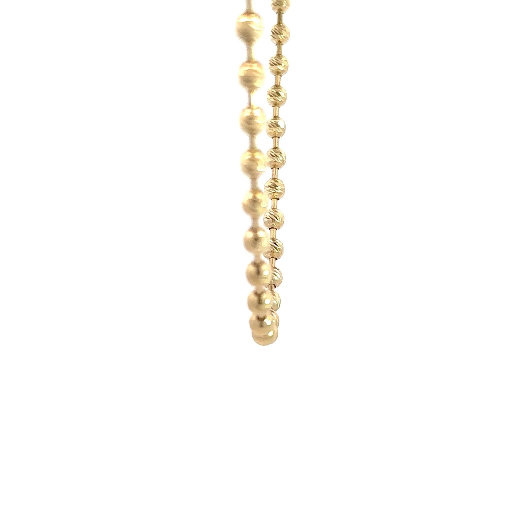 Kugelkette - diamantisiert (4mm) 14kt (585 Gelbgold) - Juwelier BenjaminKugelkette - diamantisiert (4mm) 14kt (585 Gelbgold)