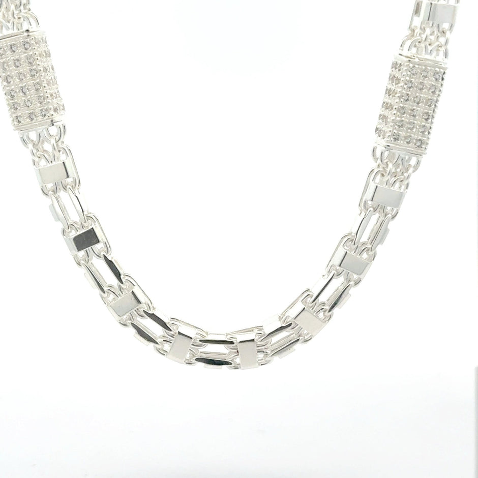 Magnum Iced - Out Kette Silber 7mm - Juwelier BenjaminMagnum Iced - Out Kette Silber 7mm