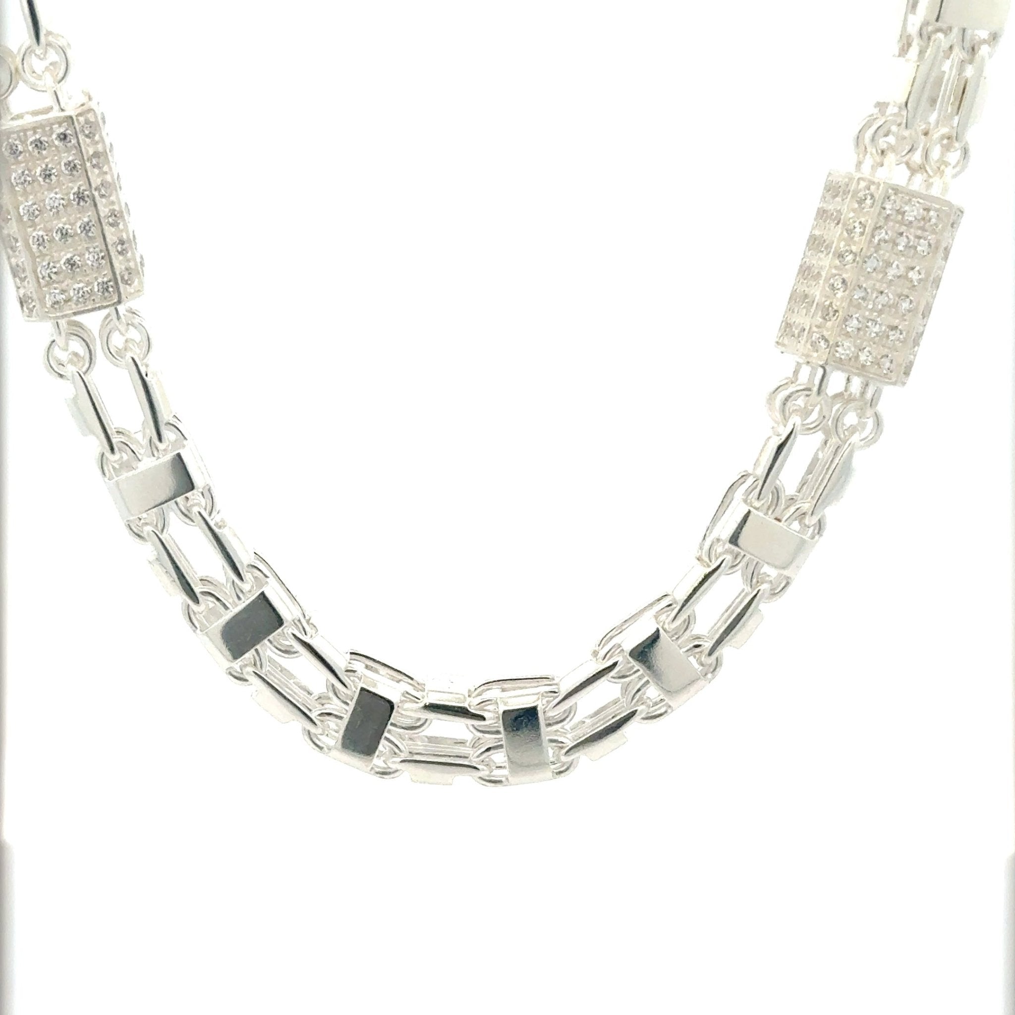 Magnum Iced Out - Kette Silber 8mm - Juwelier BenjaminMagnum Iced Out - Kette Silber 8mm