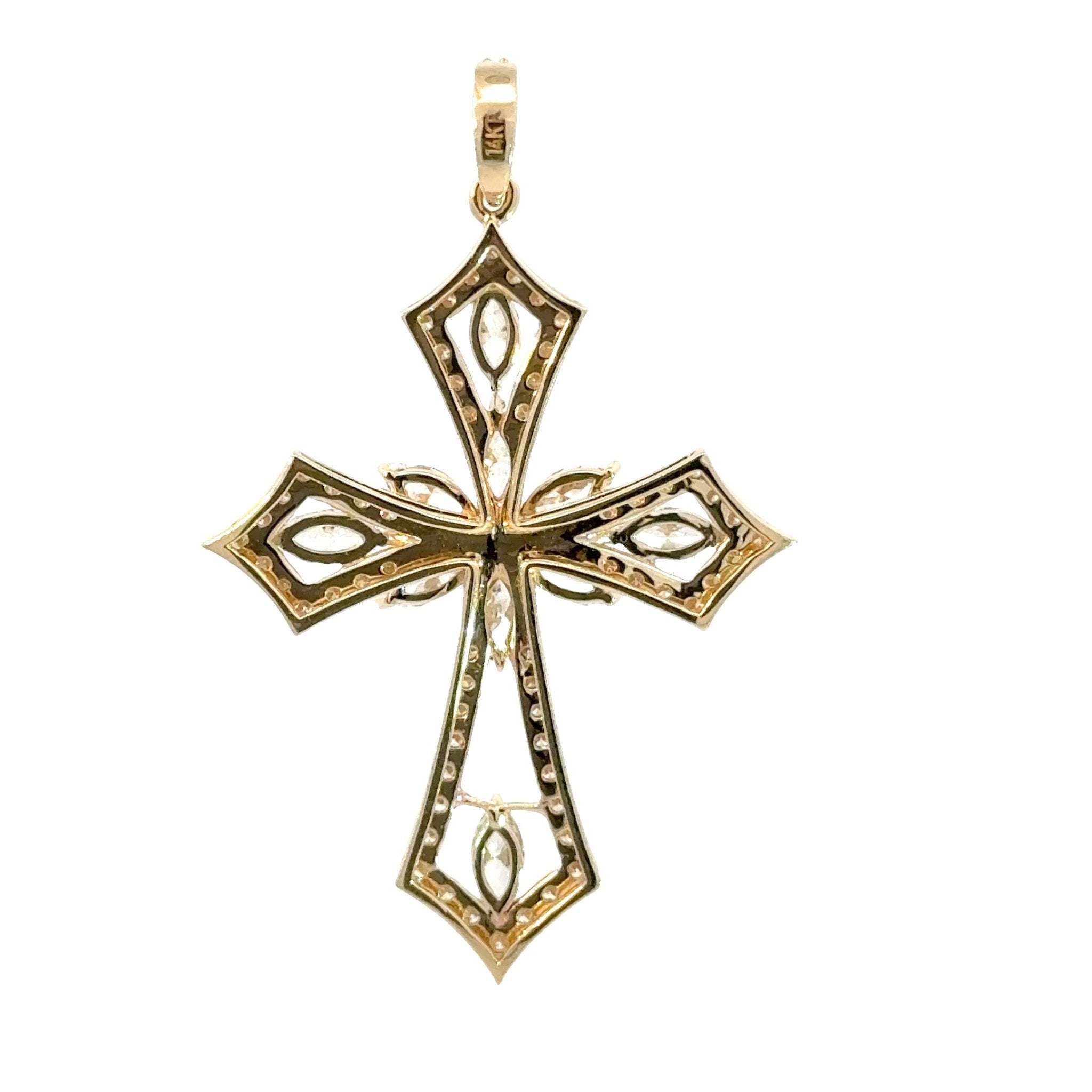 Marquise Halo Kreuz - Juwelier BenjaminMarquise Halo Kreuz