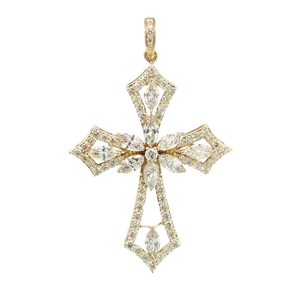 Marquise Halo Kreuz - Juwelier BenjaminMarquise Halo Kreuz