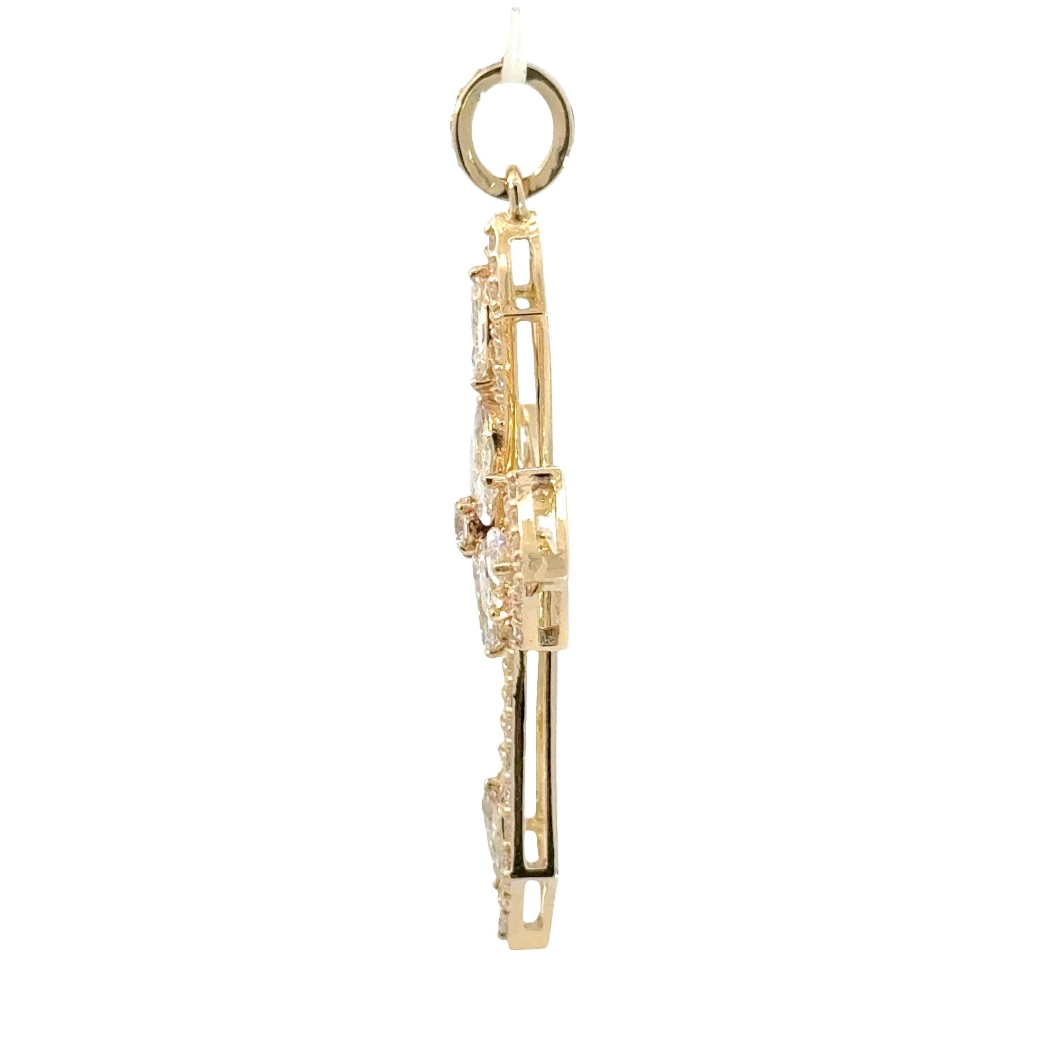 Marquise Halo Kreuz - Juwelier BenjaminMarquise Halo Kreuz