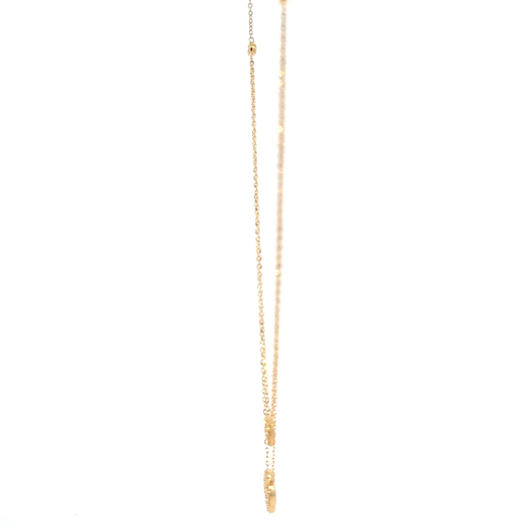 Mehrlagige Halskette mit Diamantanhängern 18kt (750 Gold) - Juwelier BenjaminMehrlagige Halskette mit Diamantanhängern 18kt (750 Gold)