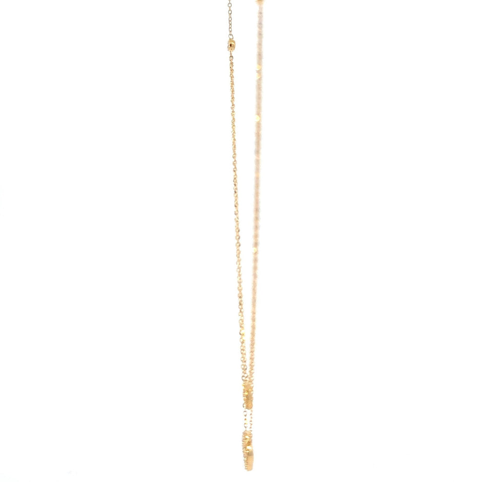Mehrlagige Halskette mit Diamantanhängern 18kt (750 Gold) - Juwelier BenjaminMehrlagige Halskette mit Diamantanhängern 18kt (750 Gold)