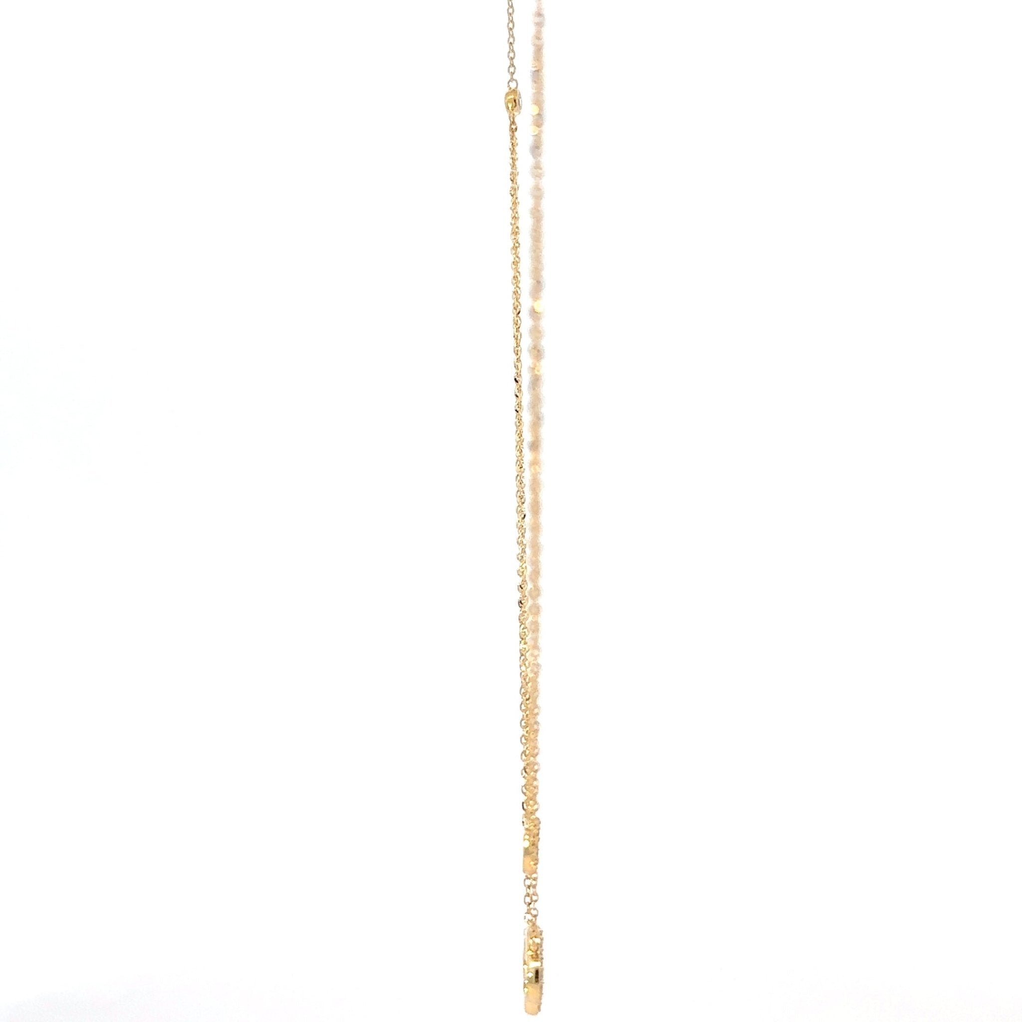 Mehrlagige Halskette mit Diamantanhängern 18kt (750 Gold) - Juwelier BenjaminMehrlagige Halskette mit Diamantanhängern 18kt (750 Gold)