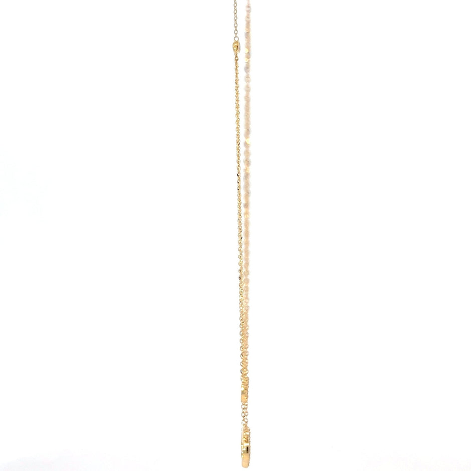 Mehrlagige Halskette mit Diamantanhängern 18kt (750 Gold) - Juwelier BenjaminMehrlagige Halskette mit Diamantanhängern 18kt (750 Gold)