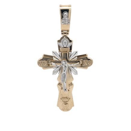 Orthodoxen Goldkreuz 14 kt (585 Gold) - Juwelier BenjaminOrthodoxen Goldkreuz 14 kt (585 Gold)