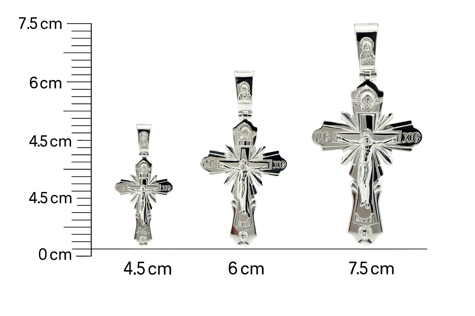 Orthodoxen Kreuz - 925 Silber - Juwelier BenjaminOrthodoxen Kreuz - 925 Silber