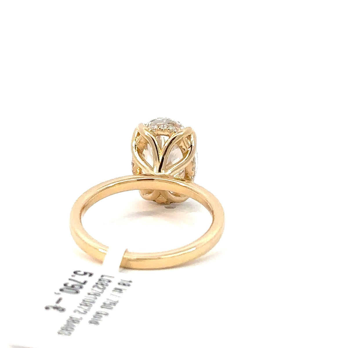 Oval Cut Diamantring 18kt (750 Gelbgold) - 4ct - Juwelier BenjaminOval Cut Diamantring 18kt (750 Gelbgold) - 4ct