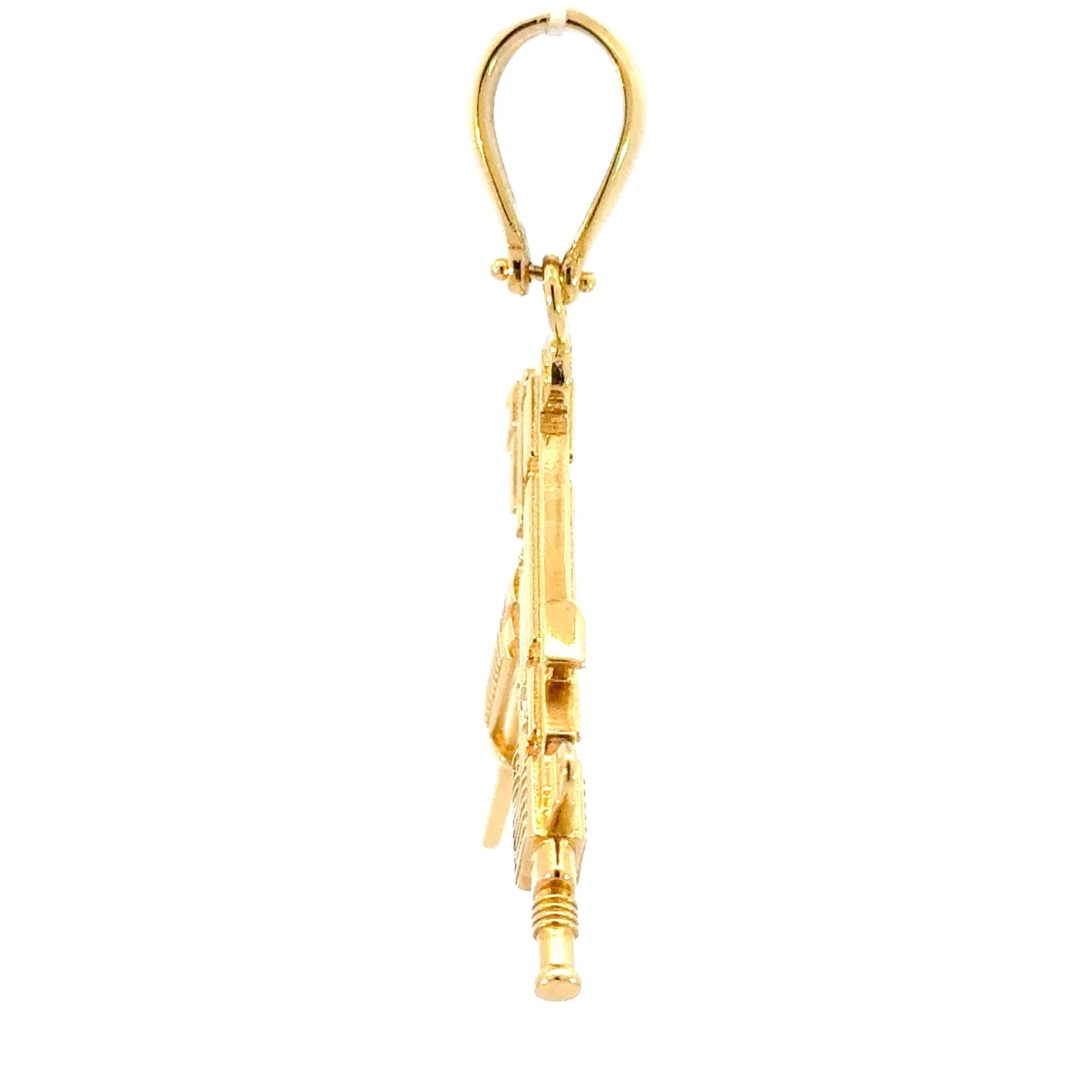 Pistolen - Anhänger 14kt (585 Gold) - Juwelier BenjaminPistolen - Anhänger 14kt (585 Gold)