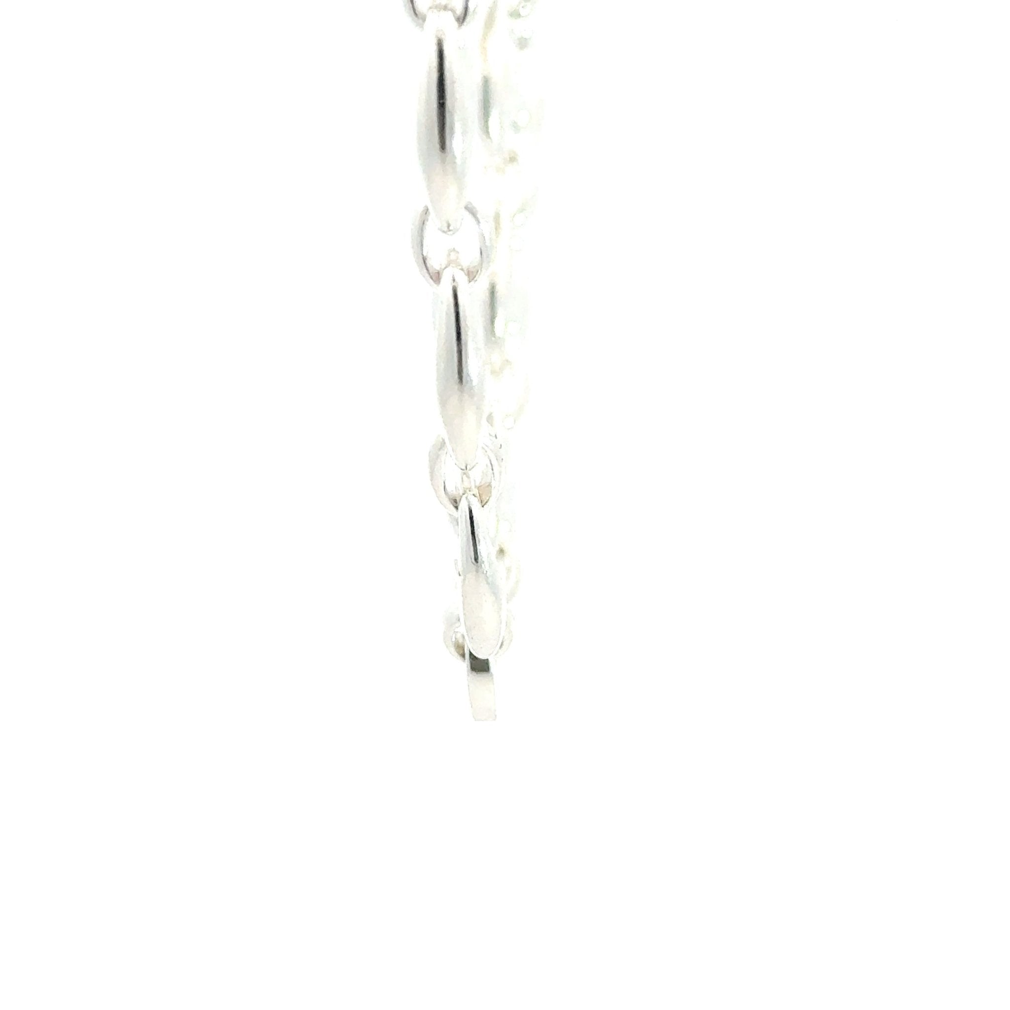 Platten - Bohnenkette Silber 10mm - Juwelier BenjaminPlatten - Bohnenkette Silber 10mm