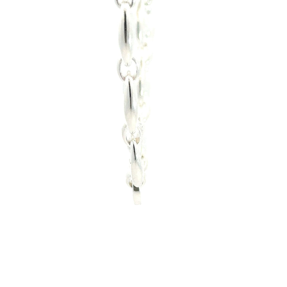 Platten - Bohnenkette Silber 10mm - Juwelier BenjaminPlatten - Bohnenkette Silber 10mm