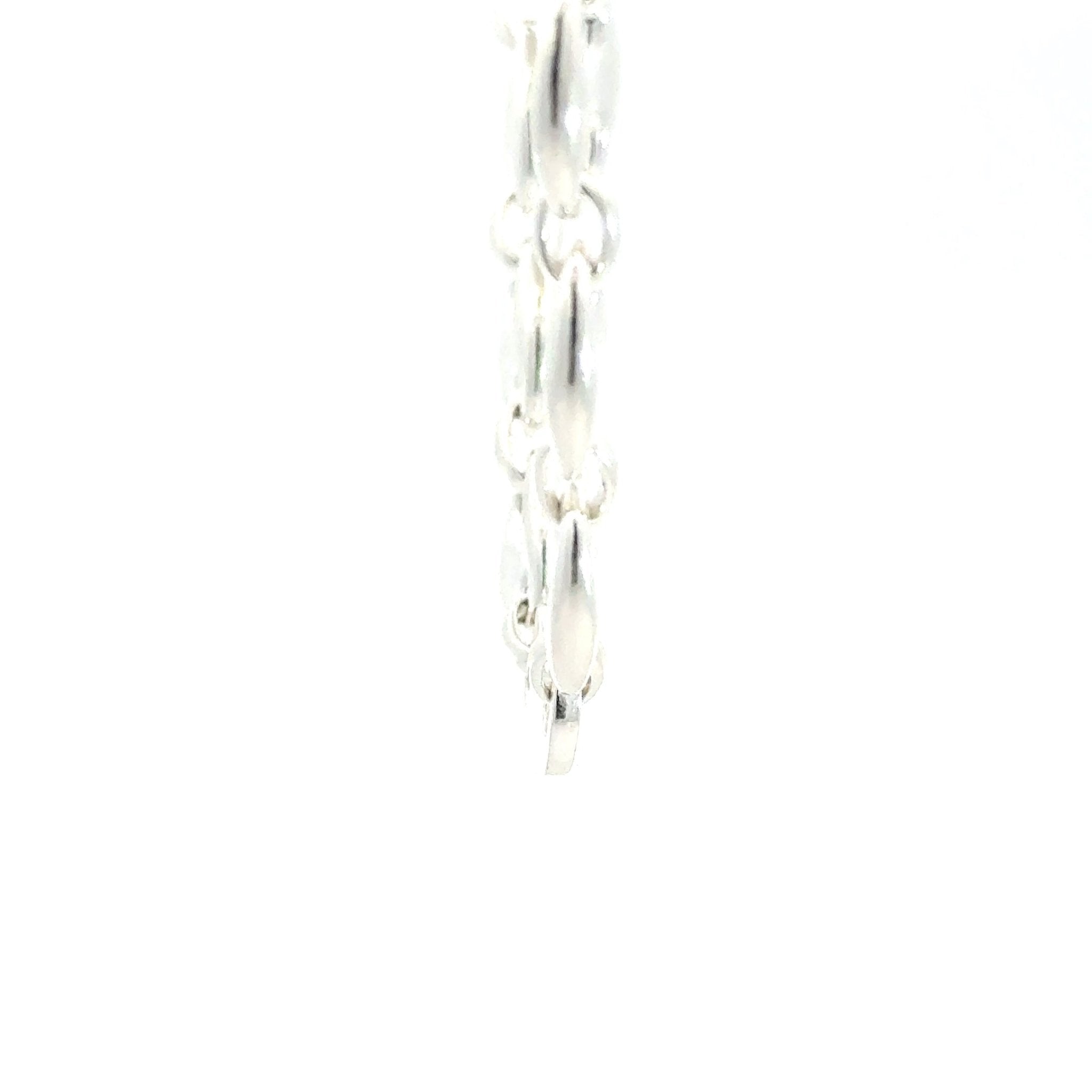 Platten - Bohnenkette Silber 10mm - Juwelier BenjaminPlatten - Bohnenkette Silber 10mm