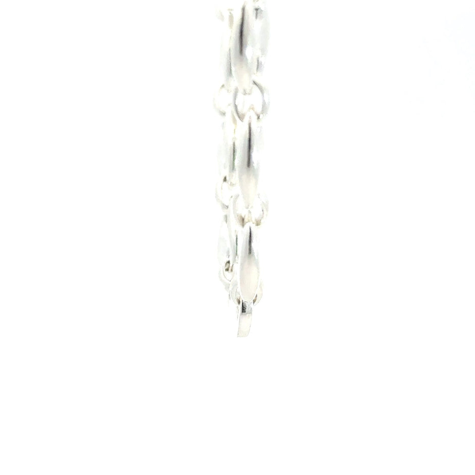 Platten - Bohnenkette Silber 10mm - Juwelier BenjaminPlatten - Bohnenkette Silber 10mm