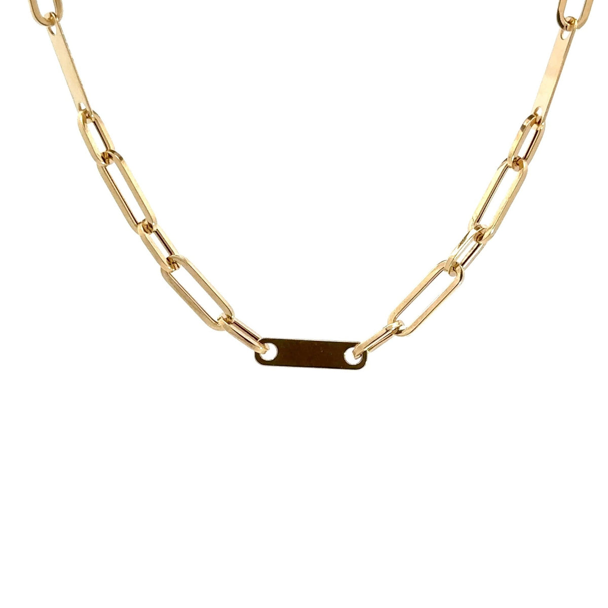 Plattenkette 4mm - 14kt (585 Gold) – Ansicht 3