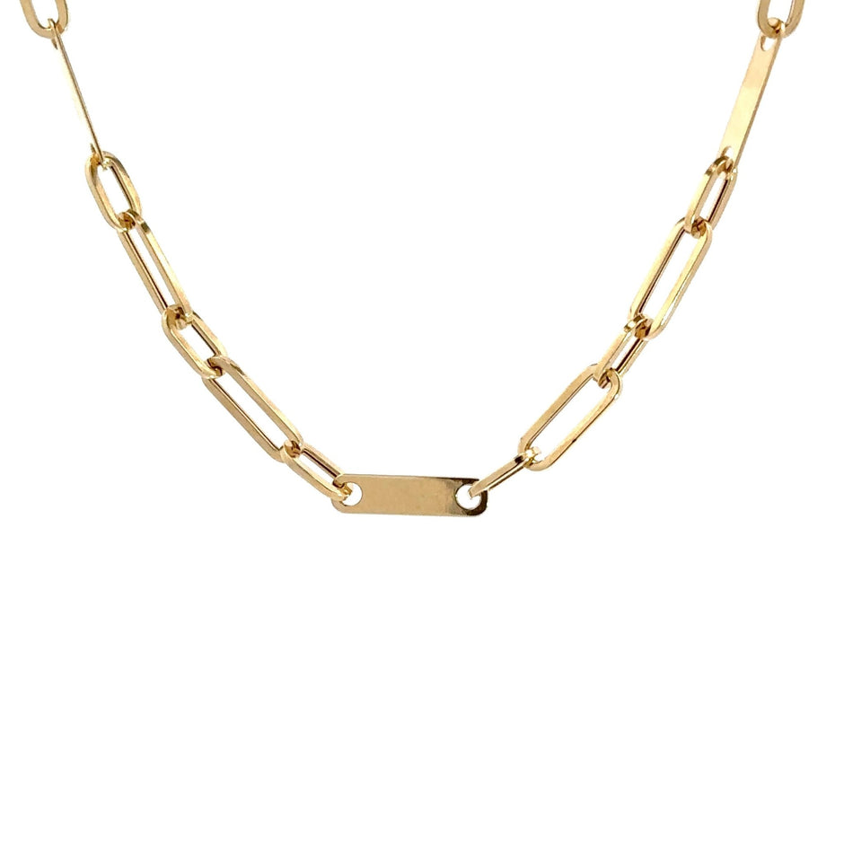 Plattenkette 4mm - 14kt (585 Gold) – Juwelier Benjamin