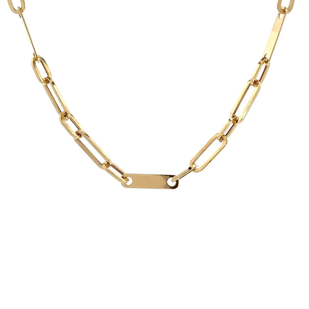 Plattenkette 4mm - 14kt (585 Gold) - Juwelier BenjaminPlattenkette 4mm - 14kt (585 Gold)