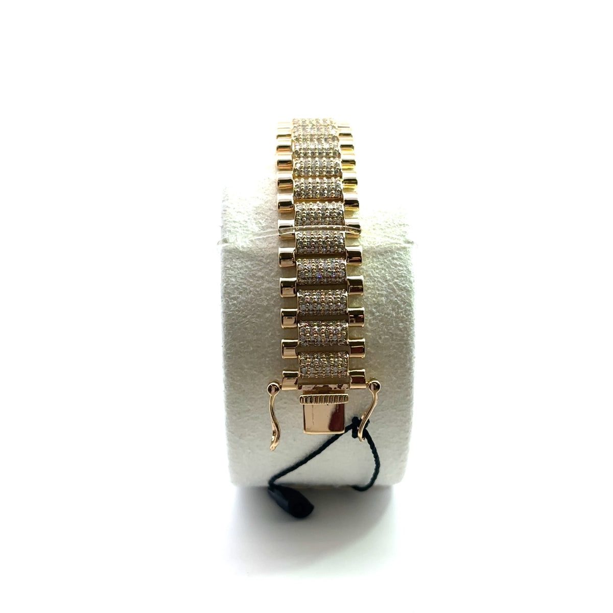 Präsidenten Armband Gold 18kt (750 Gelbgold) 14mm – Ansicht 4
